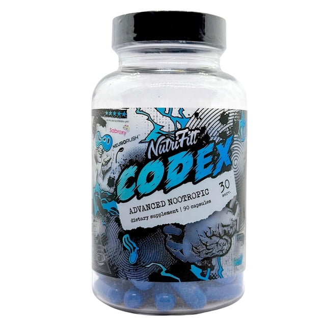 Codex Melena de León Nootropic 90 cápsulas Nutrifitt azul