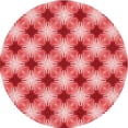 thumbnail image 1 of Ahgly Company Indoor Round Patterned Light Coral Pink Area Rugs, 5' Round, 1 of 6