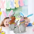 thumbnail image 7 of Moocorvic Resin Easter Bunny Decorations Spring Decor Easter Tabletop Indoor Farmhouse Home Decorations Easter Egg Rabbit Crafts Gifts, 7 of 7