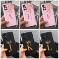 thumbnail image 2 of Xiaomi Redmi 10 2022 Moda Corona Sakura Letra Inicial Carcasa Del Teléfono Redmi10 4G Silicona Suave TPU Caso, 2 of 4