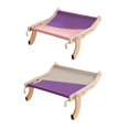 thumbnail image 1 of 2 Uds Gato Ventana Percha Salón Montaje Hamaca Asiento Ajustable Violeta Yuyangstore Percha para ventana de gato, 1 of 8