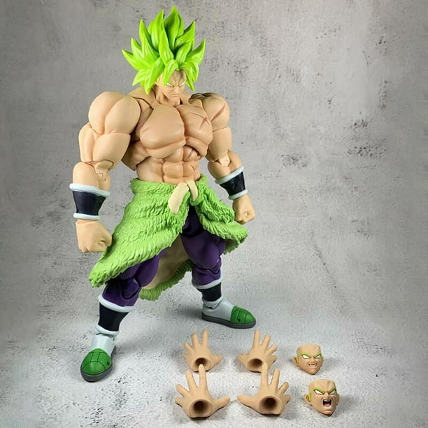Figura de accion de Dragon Ball Super SHF Broly de 22cm juguete de modelos coleccionables Anime Butter Super Saisuperb Bromovies zhangmengya LED Walmart en linea