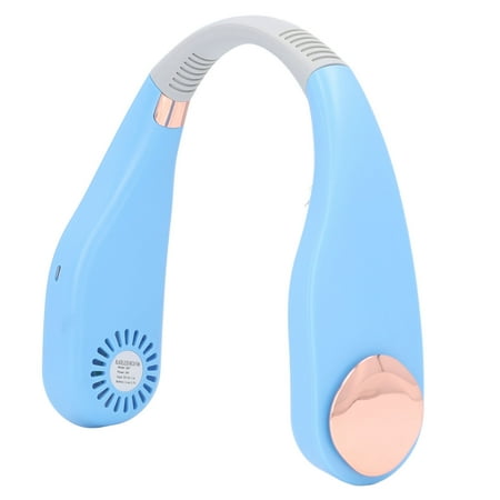 

Neck Fan Air Cooling Hanging Neck Fan Ergonomic Design 3 Wind Speeds With 7 Color Ambient Light For Sports