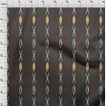 thumbnail image 3 of oneOone Cotton Poplin Fabric Stripe Ikat Printed Fabric 1 Yard 56 Inch Wide, 3 of 4