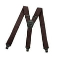 thumbnail image 2 of MERIGLARE Bretelles pour Hommes Robustes Ajustables Type Y Sangles Élastiques Bretelles Cachées Brun Rougeâtre, 2 of 9