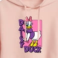 thumbnail image 3 of Disney - Daisy Duck  - Juniors Cropped Pullover Hoodie, 3 of 5