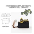 thumbnail image 6 of RC Car Gear Servo Steering Gear Model Upgrade 27.3G For Wltoys 12428 12423 12628, 6 of 7