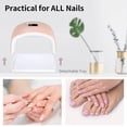 thumbnail image 5 of 48W Rechargeable UV LED Nail Lamp,Cordless Professional Gel Nail Art Lights Manicure Tools for Home and Salon, 5 of 6