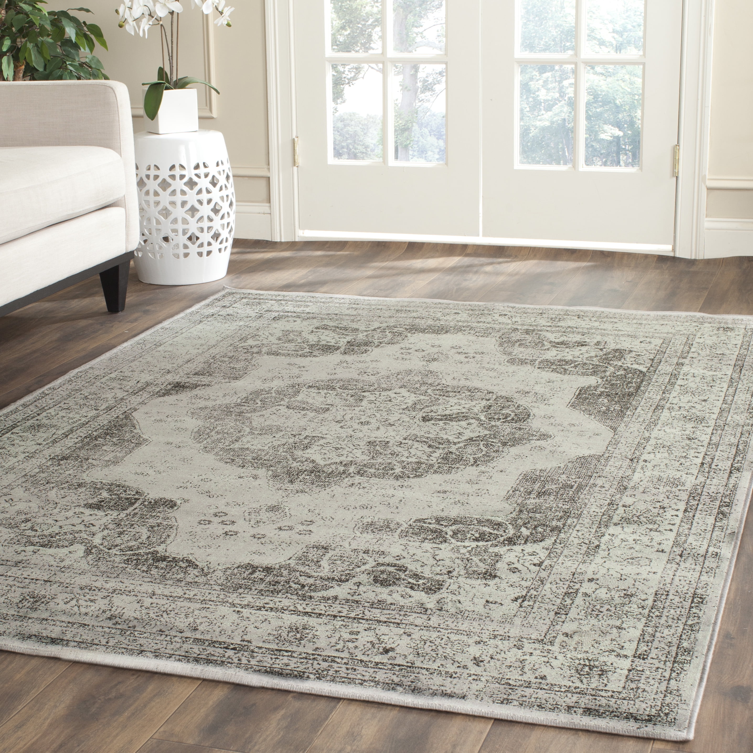 Safavieh Vintage Printed Lamont Traditional Transitional Area Rug, Gray