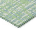 thumbnail image 3 of HomeRoots 602571 8 ft. Mint Green, Blue & Beige Round Abstract Washable Indoor & Outdoor Area Rug, 3 of 5