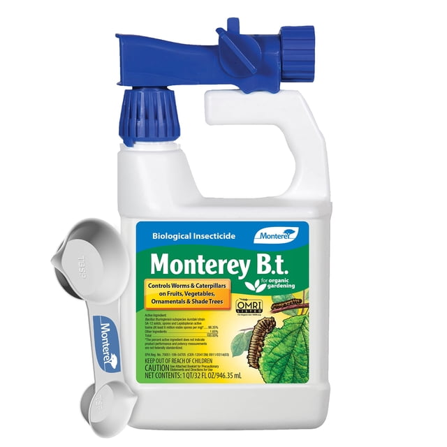 Insecticida Monterey B.t. Bacillus Thuringiensis 946ml con cuchara