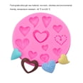 thumbnail image 3 of kurtrusly 11 Grille Coeur Forme Gâteau Moule Portable Rond Résistant à la Chaleur Antiadhésif Dyy Chocolat Sucre Bonbons Moule Accessoires 1Set, 3 of 6