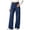 Dark Blue, variant on JJHGVB Wide Leg Jeans Denim Pants Loose Fit Vintage Jeans Denim Trousers Pants with Pockets Wide Leg Jeans for Women Long Casual Pants palazzo pants Pull-On Pant Casual Summer Bottom Black L