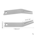 thumbnail image 3 of Divot Fork Herramienta Reparación Aluminio Portátil para Pitch Lawn Manteniendo Verde, 3 of 9