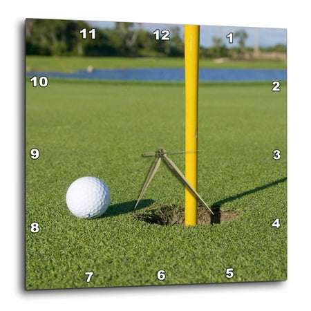 - 3dRose Dominican Republic, Bavaro, Punta Blanca Golf Club-CA14 JEN0120 - Jim Engelbrecht - Wall Clock, 13 by 13-inch