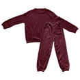 thumbnail image 3 of NAFUU Women Fuzzy Pajama Sets Soft Winter Flannel Pajama Cozy Loungewear Two Piece Outfit Long Sleeve Top And Pants Comfy Sleepwear Homewear Xmas Pjs Sleepwear, 3 of 3