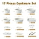 thumbnail image 2 of Set de utensilios de cocina SENSARTE, 17 piezas, antiadherentes, de inducción, sin PFOA, 2 of 7