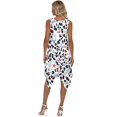 thumbnail image 6 of HELLHERO 4th of July Leopard Print Summer Sleeveless Dress, Side Pockets Sleeveless Sundress with Round Neck Asymmetric for Party, 6 of 8
