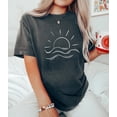 thumbnail image 4 of Sun T-shirt, Sunshine Tee Shirt, Summer Shirt, Beach Shirts, Summer Positive Vibes Shirt, Gift For Her, Shirts For Women, 4 of 5