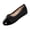 Black, variant on Womens Ballet Flats Round Toe Patent Leather Color Block Bow Slip On Cushioned Dressy Wedding Lightweight Comfort Flat Shoes White Size US9