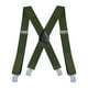 thumbnail image 4 of Tirantes para hombre de 3,5 cm de ancho, tirantes anchos elásticos informales para fiesta de disfraces Verde, 4 of 8