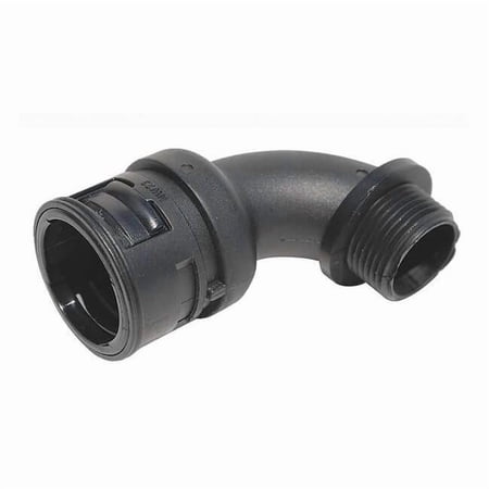 Reiku Elbow 90 deg. 0.669 in. Black Nylon VPBRB-17N02