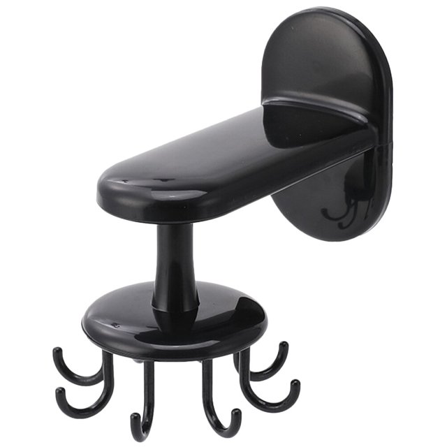 Rotatable 8-claw Wall Hook Kitchen Sundries Hanger Punch-Free Rotating Hook