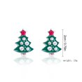 thumbnail image 2 of CILENON Pearl Christmas Earrings Christmas Creative Holiday Party Earrings Jewelry Hoop Earrings Women (I,One Size), 2 of 5