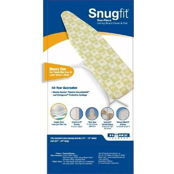 J&J Home Fashion Heavy Use Ironing Board Cover And Pad