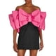 thumbnail image 1 of Txlixc moda Bowknot Patchwork Bodycon vestido para mujer noche Mini vestido sin mangas espalda descubierta vestidos de fiesta vestido corto sin tirantes Txlixc  Estilo de ocio, 1 of 7