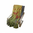 thumbnail image 3 of Flower Soft Flannel Fleece Throw Blanket, Colorful Field Poppies Bloom Flowers Lavender Farmland Hills Scenery, Cozy Plush for Indoor and Outdoor Use, 70" x 90", Yellow Red Green, by Ambesonne, 3 of 5