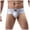 Silver, variant on HUPOM Mens Underwear Boxer Briefs Male Thongs Low waist Elastic Waist Solid Briefs Blue L