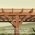 thumbnail image 6 of Backyard Discovery Beaumont 20'x12' Cedar Wood Patio Pergola Kit, Trellis Roof, PowerPort, 6 of 11
