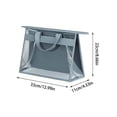 thumbnail image 3 of Yeciiwht Sac de Cabine Sac à Main Transparent Sac de Protection - Sac de Rangement Épaissi Grande Capacité Espace Visible, 3 of 7