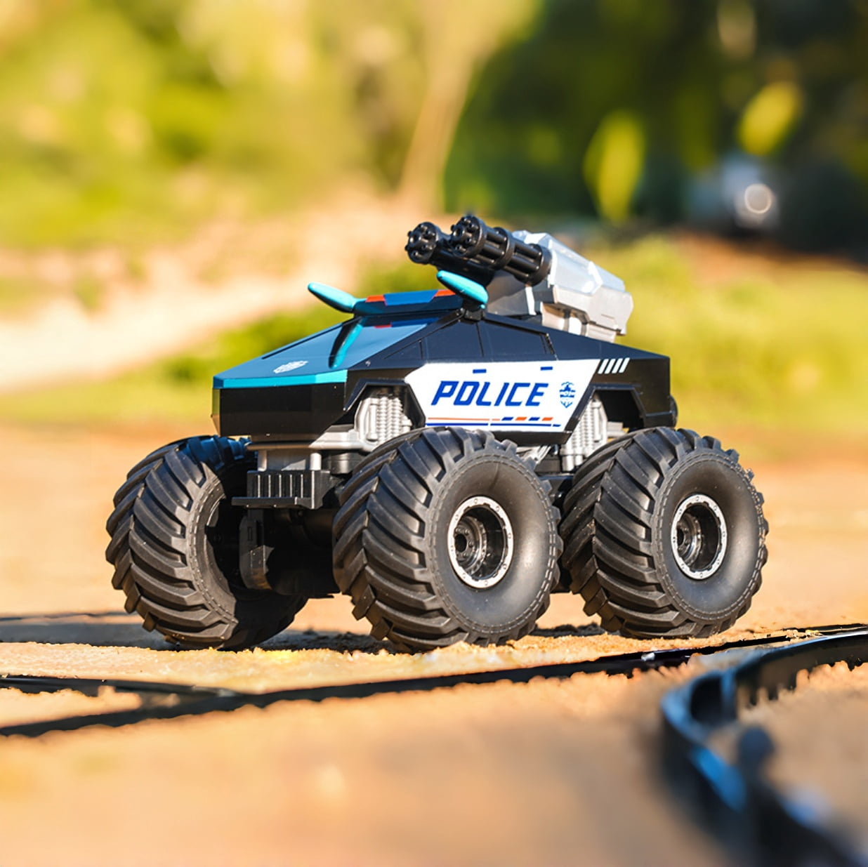 HNH 1:16 RC Waterproof Monster Truck, Amphibious RC Cars 4WD Remote Control Car Trucks, All Terrain Off-Road Pickup Cybertruck Toy for 6-15 Year Old Boys Girls Kids Gifts