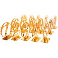 thumbnail image 3 of Shisuyan Golden Plastic Table Number Signs for Decor Simple and Chic 15pcs, 3 of 8