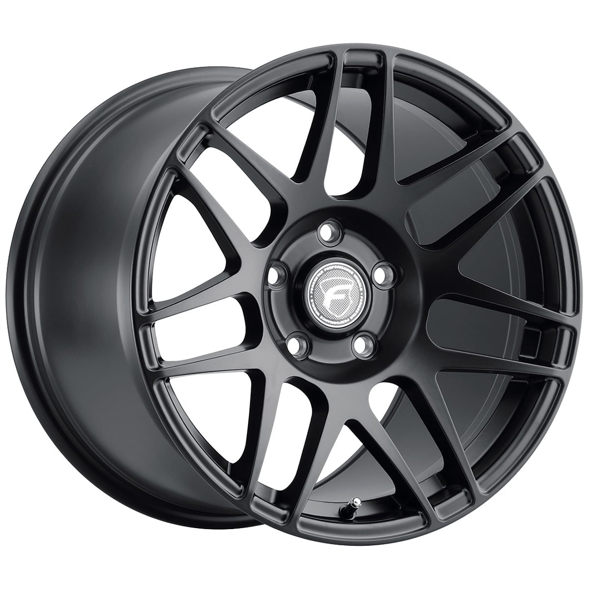 18x5 Forgestar F172 F14 Drag Satin Black Wheel 5x115 (-37mm)