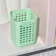 thumbnail image 5 of Clearance Under $2, 1 Pack Cute Pen Holder, aesthetic desk decor, Hollow Heart Desk Organizer for Home Office, Multi-Functional Plastic Pencil Cup for Makeup Brush Storage, 10cm(Green), 5 of 7