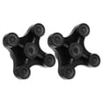 thumbnail image 1 of FONDOTIN 2Pcs Rubber Self Standing Tips for Outdoors Black Stability Enhancement Nonslip Walking Stick Tips, 1 of 8