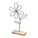 thumbnail image 5 of Escultura de flor de hierro Decoración minimalista de primavera Estatua de flor decorativa para 6 pétalos, 5 of 9