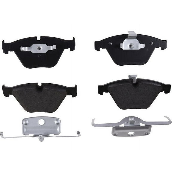 Front Brake Pad Set - Compatible with 2009 - 2010 BMW 528i xDrive