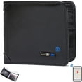 thumbnail image 1 of Cartera inteligente antipérdida con rastreador Bluetooth, registro de ubicación (a través del teléfono GPS), carteras para hombre de cuero de vaca LB Smart Bifold (negro) ACTIVE Biensenido a ACTIVE, 1 of 4