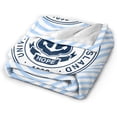 thumbnail image 2 of University of Rhode Island Logo Fleece Blanket, Very Soft Microfiber Flannel Blanket for Couch Warm and Cozy for All Seasons, 2 of 6