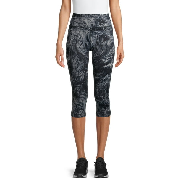 Athletic Works Athletic Works Women's Printed Active Capris Walmart