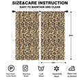 thumbnail image 2 of Blackout Kids Curtains,Brown and Black Leopard Print Childrens Insulated Curtains Set Of 2,Bedroom Essentials,Toddler Room Decor 42"x84", 2 of 5