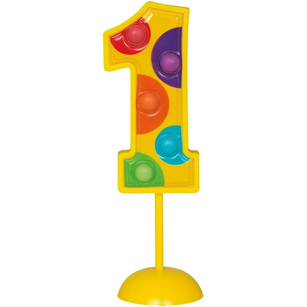 flashing number 1 cake topper decoration walmartcom