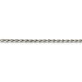 thumbnail image 2 of 925 Sterling Silver Diamond Cut 2.25mm Solid Rope Chain w/ Lobster Clasp - 16", 2 of 5