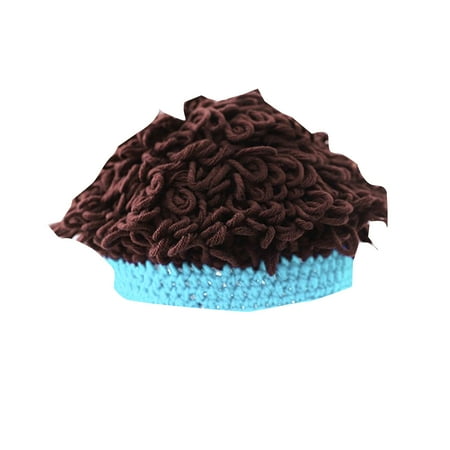 

Winter Hat Woollen Super Cute Wig Children Knitted Winter Warm Pullover