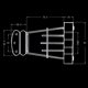 thumbnail image 5 of Bridge Tailpiece Sunnimix para Guitarra Archtop Acero y aleación de zinc 75.5x82mm, 5 of 6