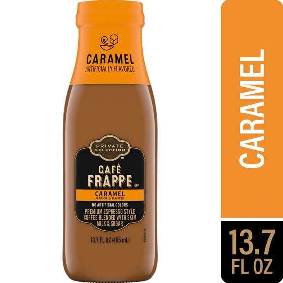 (1 Pack)-Private Selection Caramel Cafe Frappe 13.7 fl oz